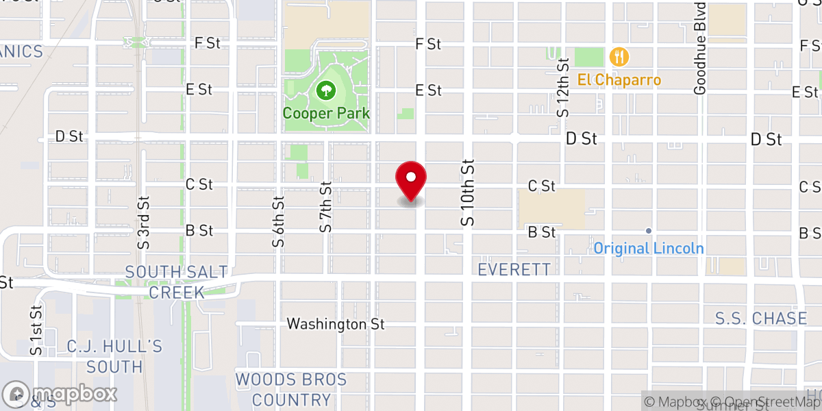 Map showing location of Quinn Chapel AME Church