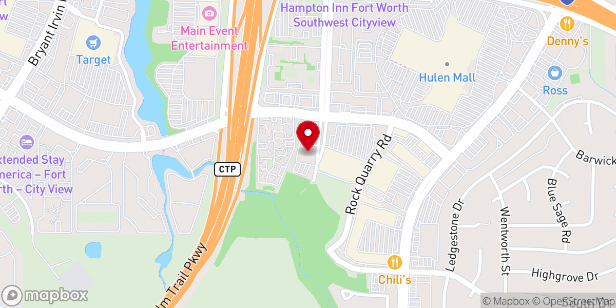 Map showing location of Christ the Redeemer Anglican Church