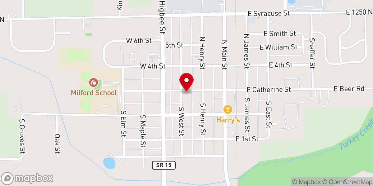 Map showing location of Knox Carol