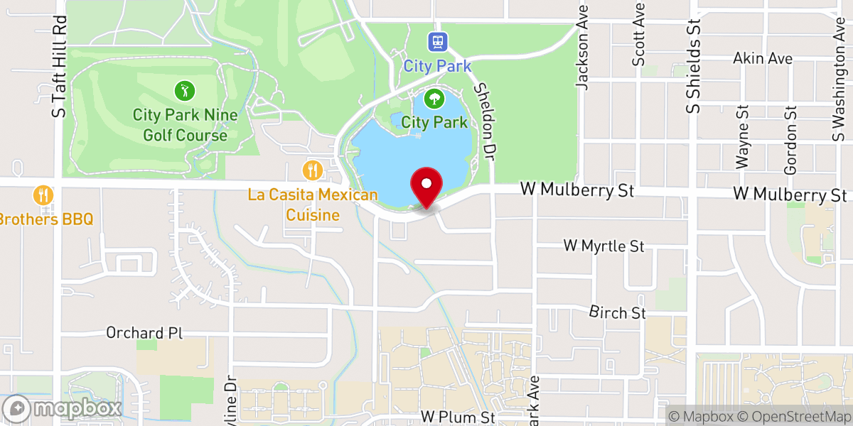 Map showing location of Christ in the Rockies