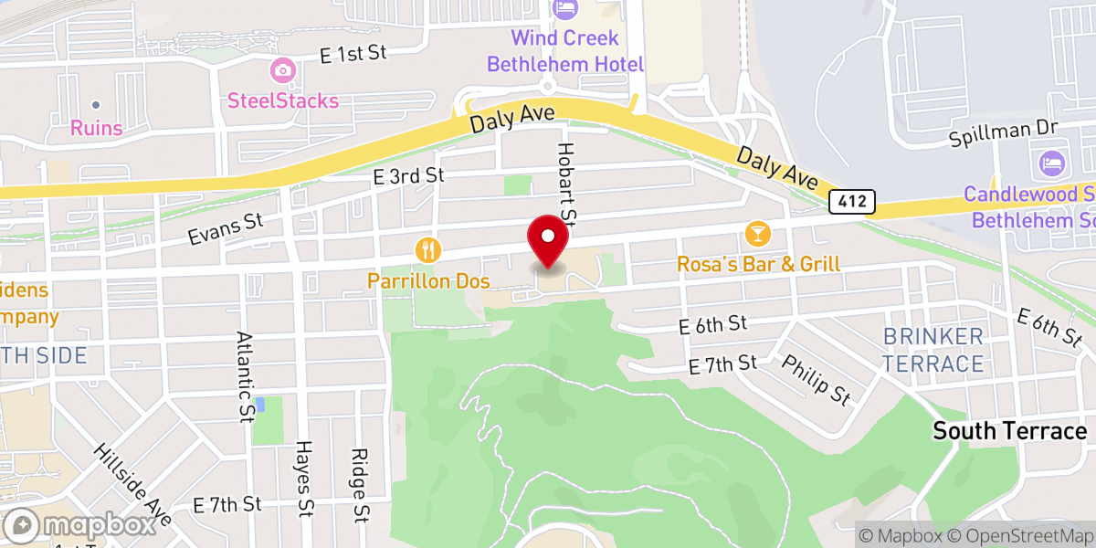 Map showing location of Graceway Community Church