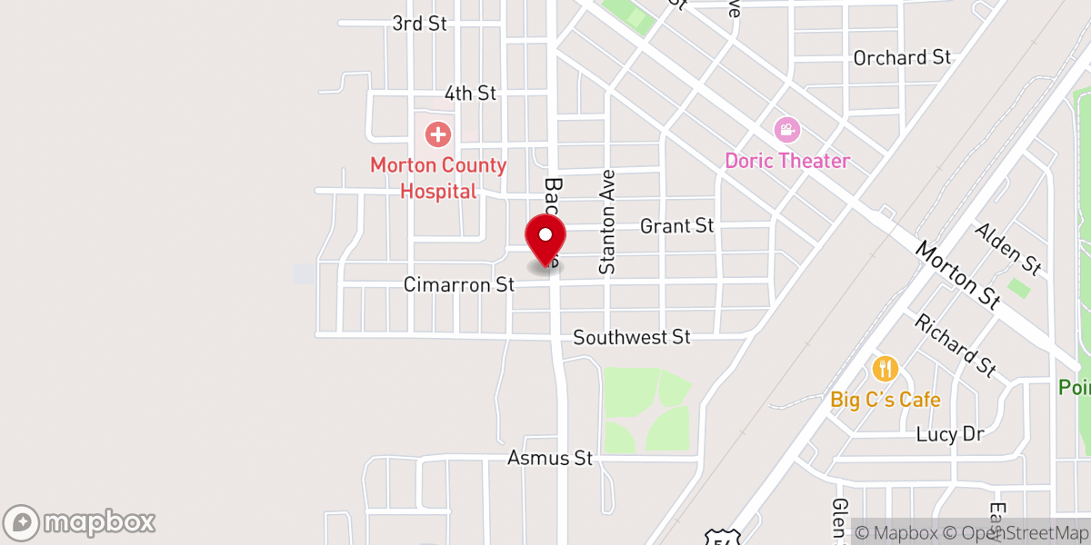 Map showing location of St Joan of Arc Catholic Rectory