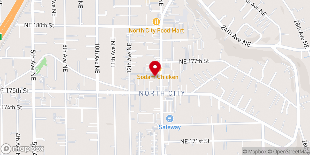 Map showing location of Bethel Lutheran Church
