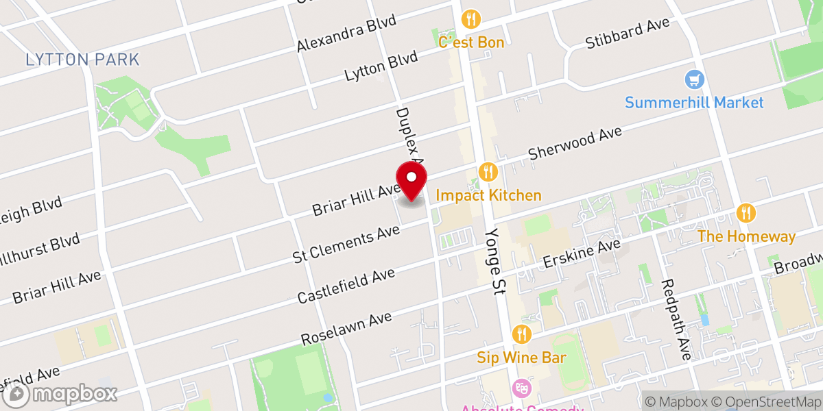 Map showing location of Anglican Church of St. Clement
