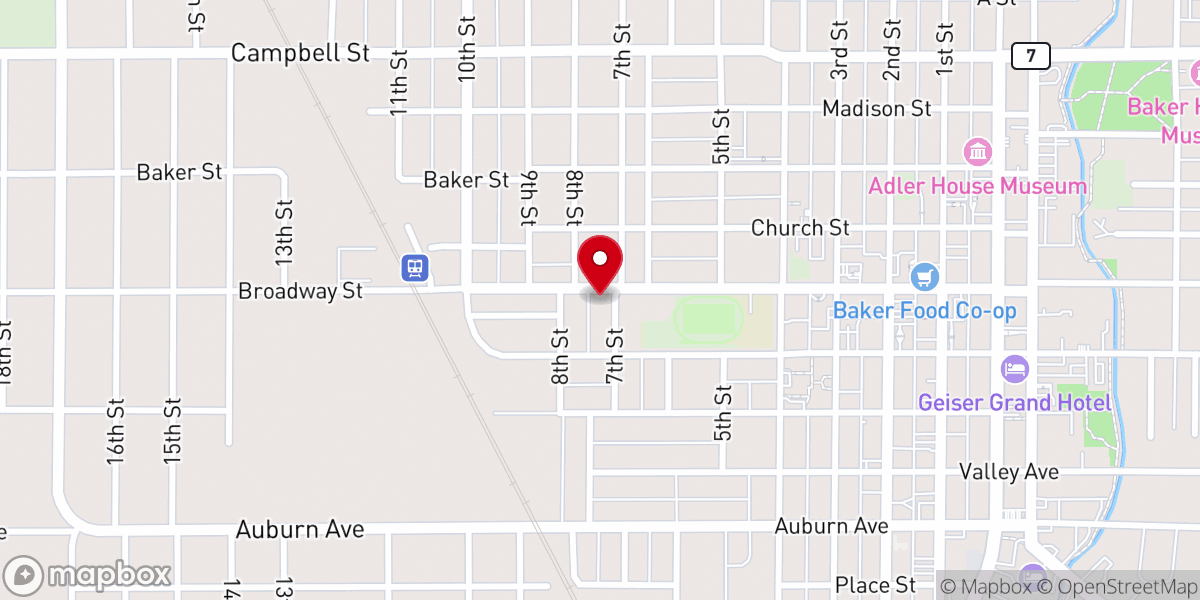 Map showing location of Apostolic Lighthouse Church