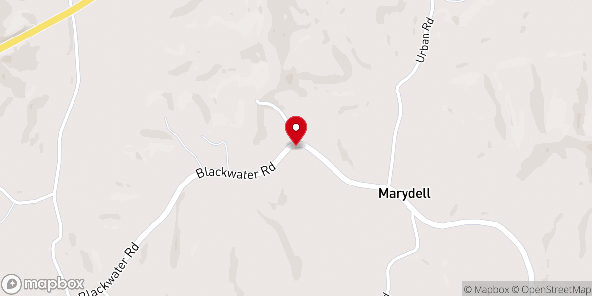 Map showing location of Shady Grove Church