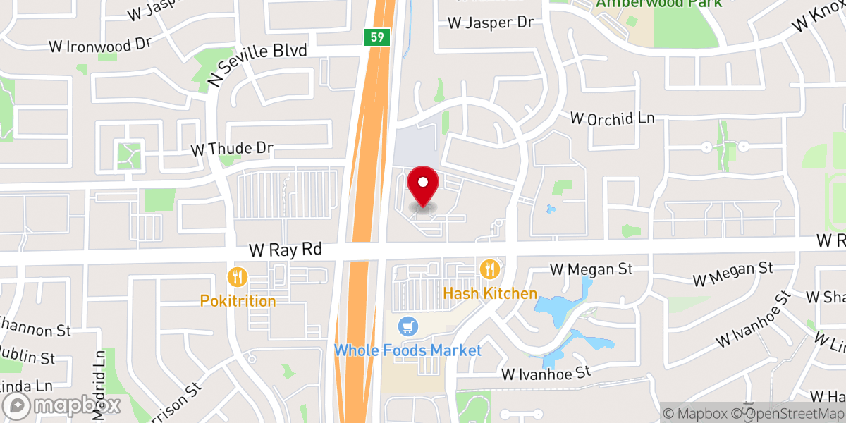 Map showing location of Crossroads Nazarene Church