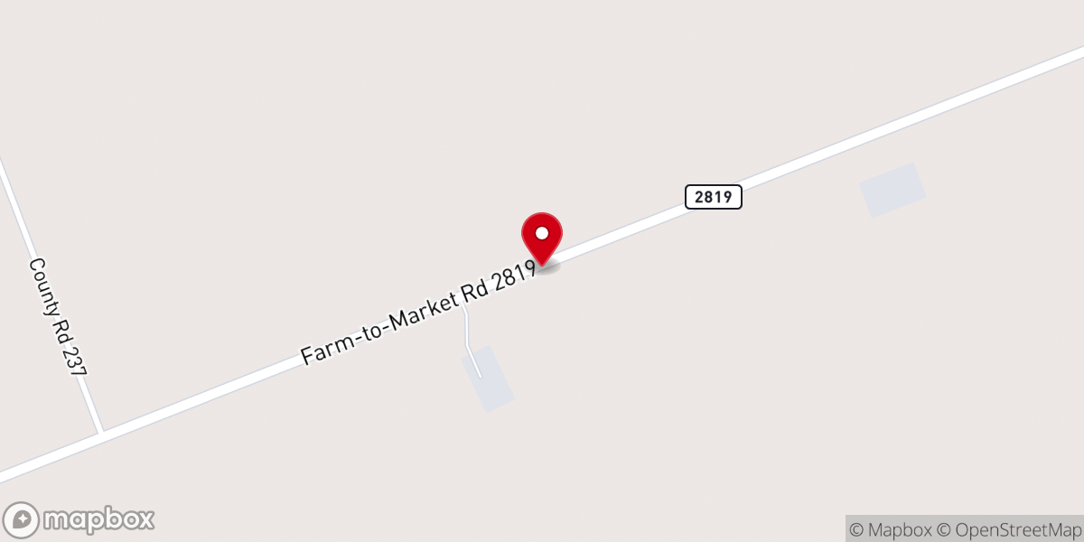 Map showing location of Yarborough Chapel United Methodist Church