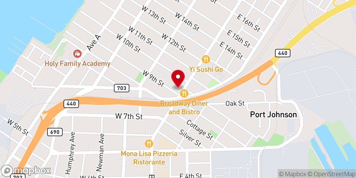Map showing location of Iglesia Pentecostés Cristo Vive