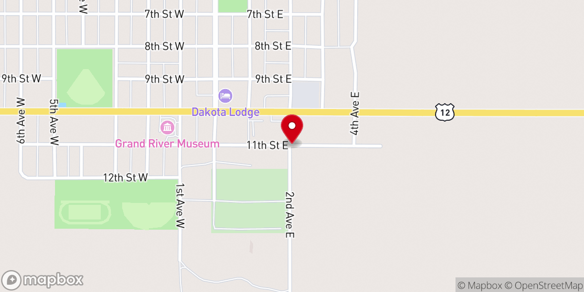 Map showing location of St. Luke’s Evangelical Lutheran Church