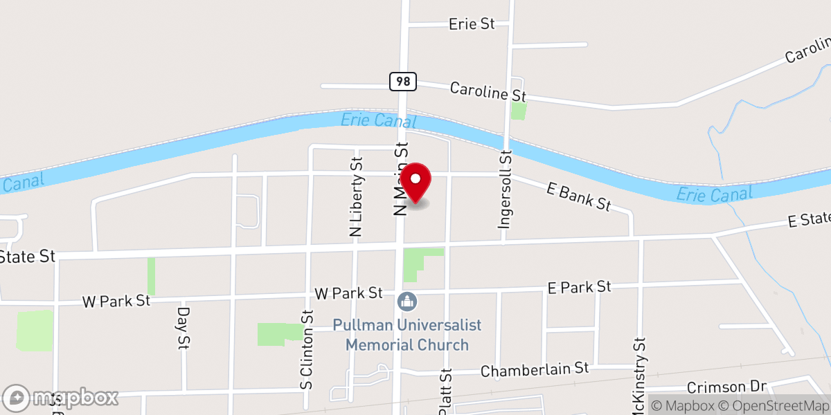 Map showing location of Gateway Bible Baptist Church