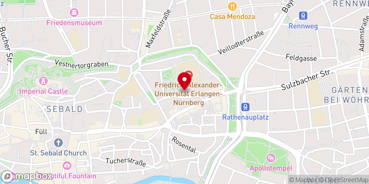Map showing location of Christliche Wissenschaft