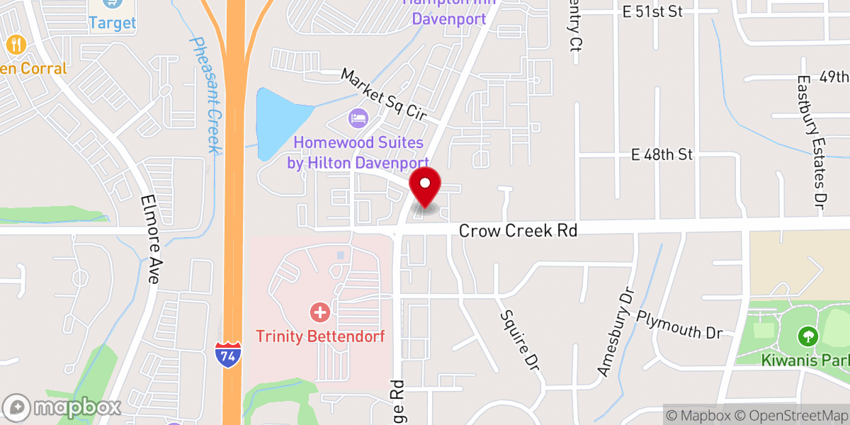 Map showing location of Christ's Family Church