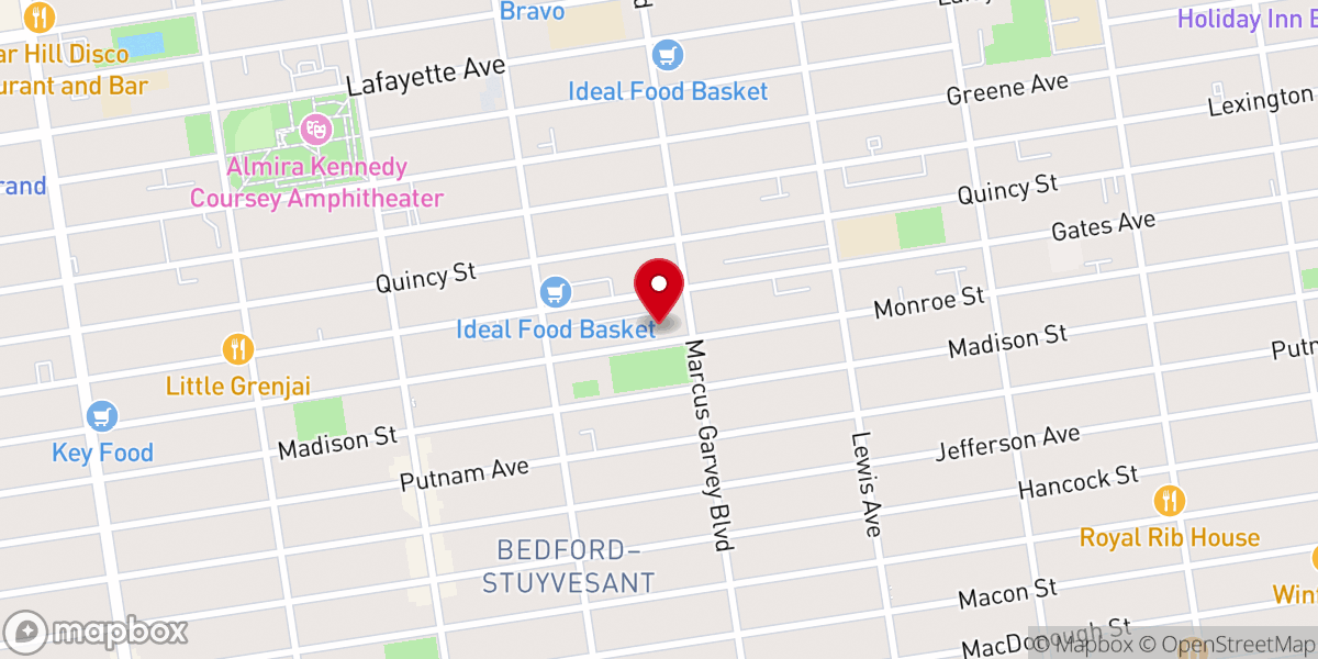 Map showing location of Victory Christian Tabernacle / Galilee Baptist Church