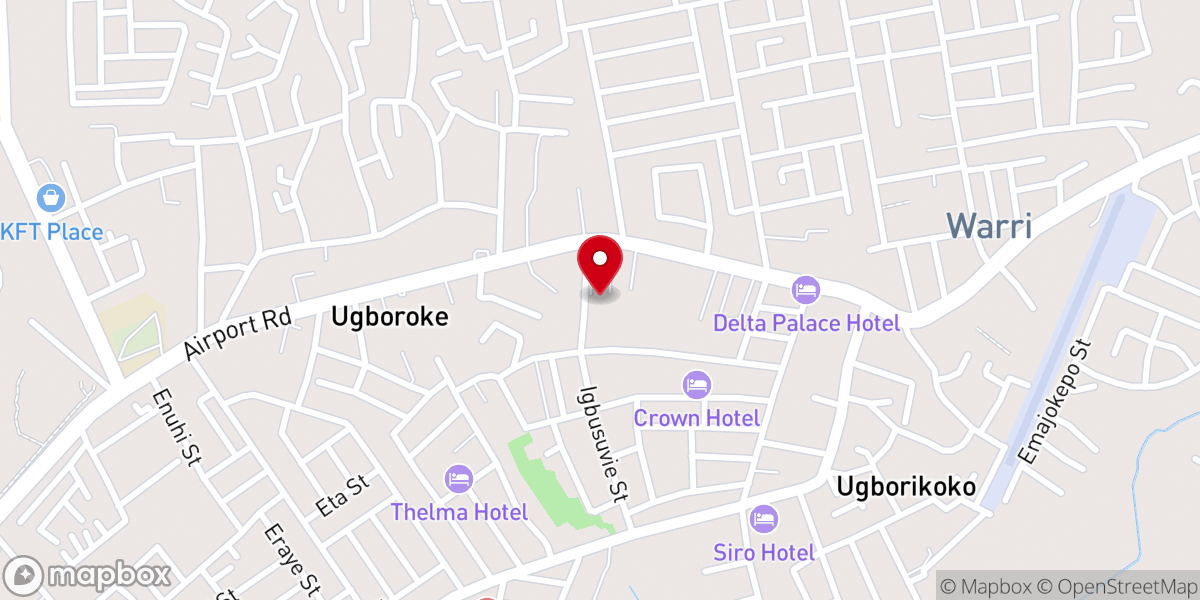 Map showing location of Jesus Dominion Mission Inc.