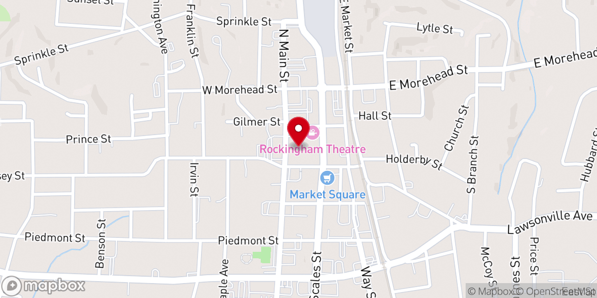 Map showing location of Main Street United Methodist