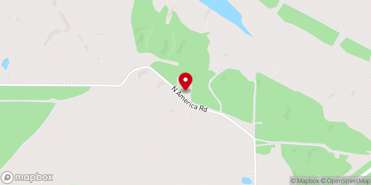 Map showing location of North American Church