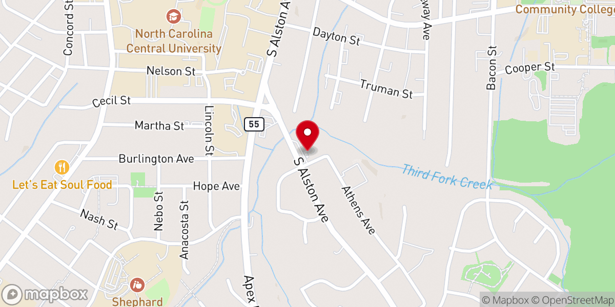 Map showing location of Church of the Abiding Savior