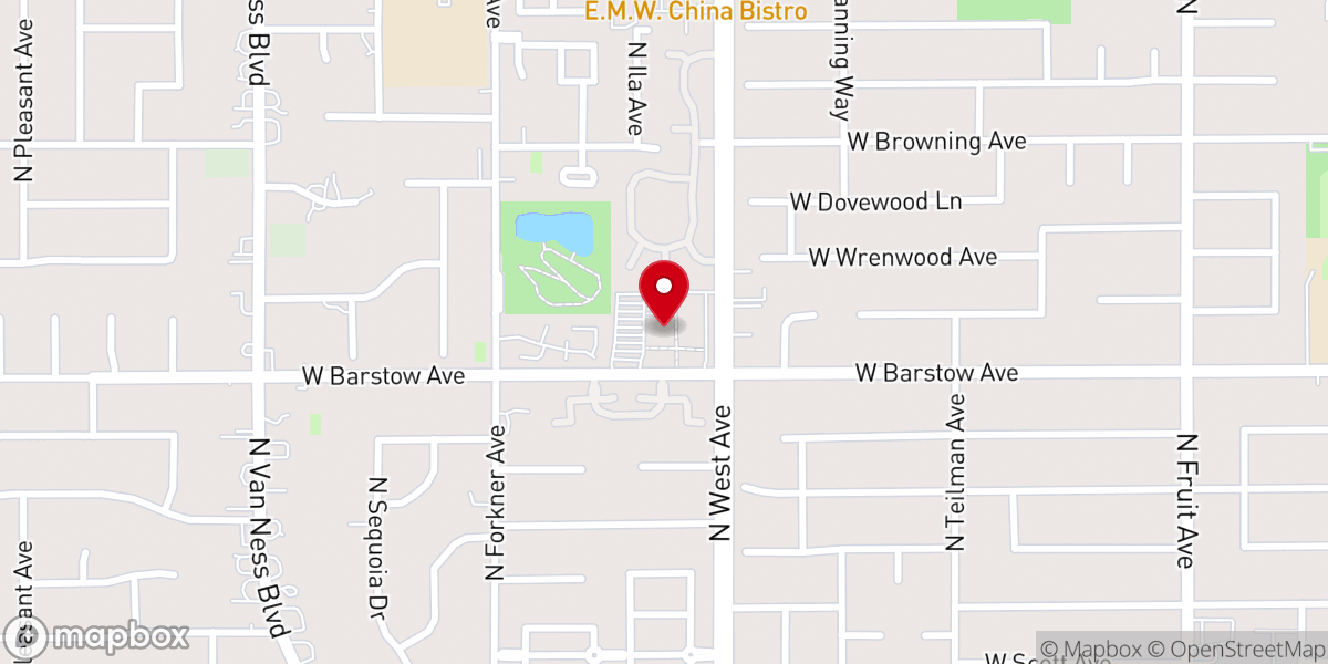 Map showing location of Northwest Church