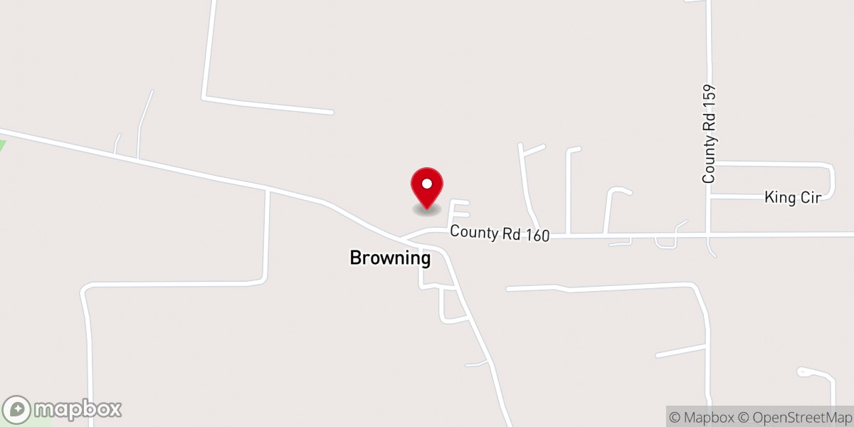 Map showing location of Pleasant Plain Church