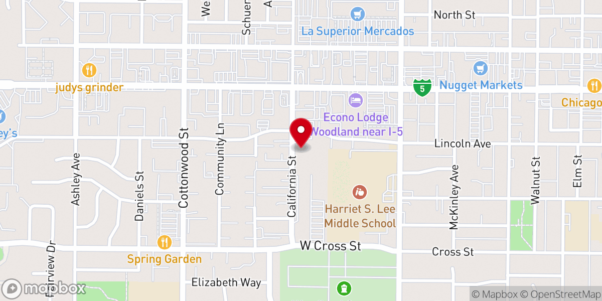 Map showing location of Holy Rosary Convent