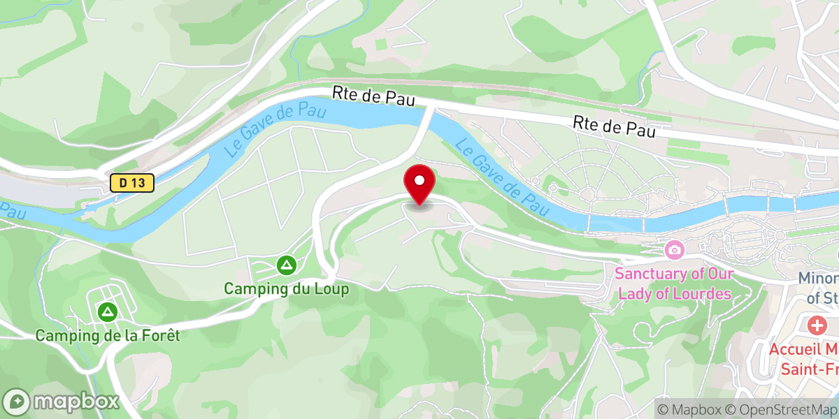 Map showing location of Couvent de l'Immaculée Conception