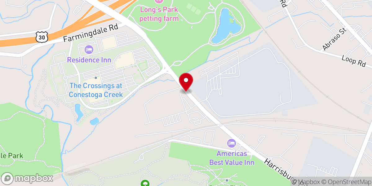 Map showing location of Rev. Kelly Jo Singleton, Interfaith Minister