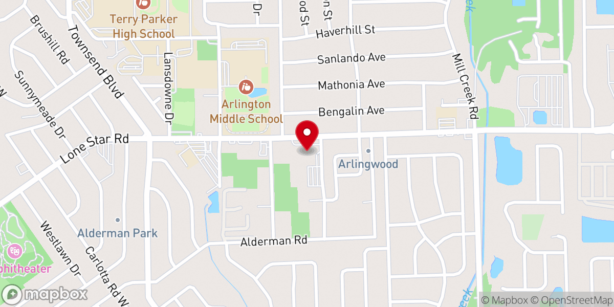 Map showing location of Saint Paul United Methodist Church