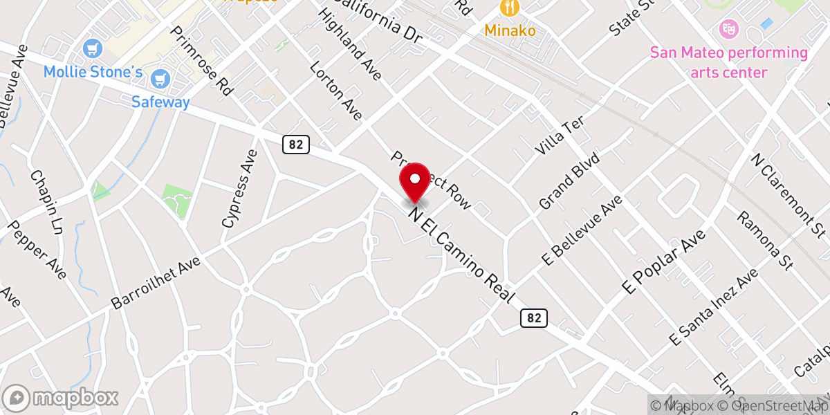 Map showing location of Saint Joseph Parish