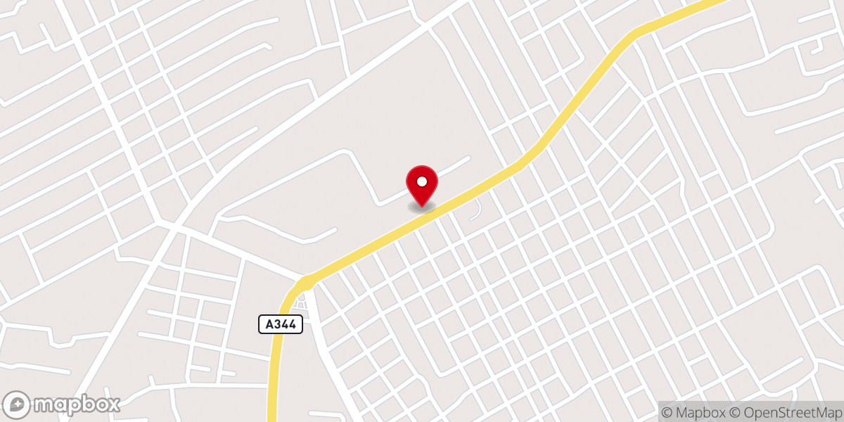 Map showing location of The Redeemed Christian Church Of God