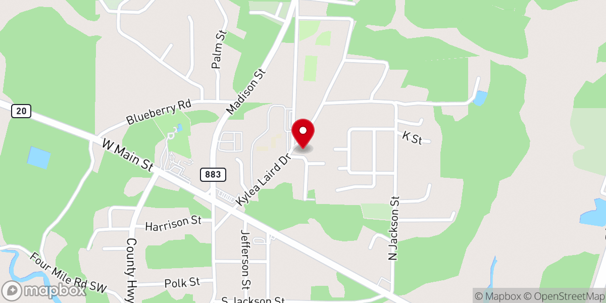 Map showing location of Pathway Church