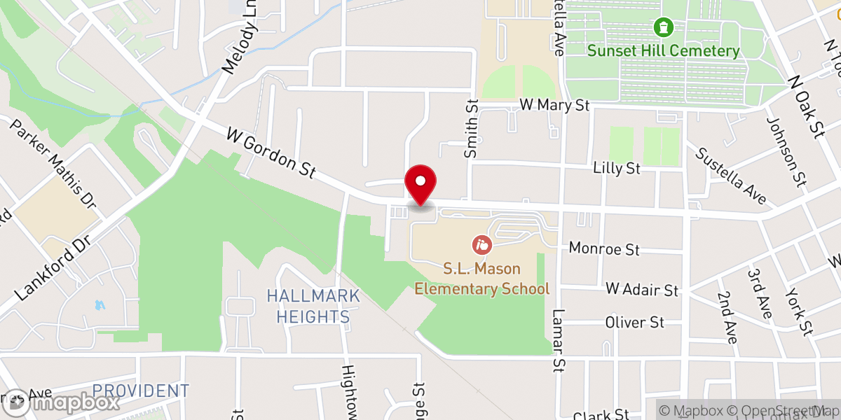 Map showing location of About My Father's Ministry