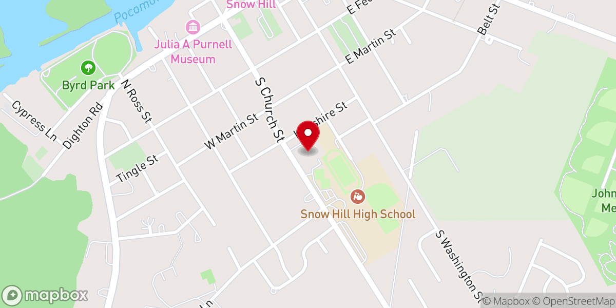 Map showing location of Pleasant Manor