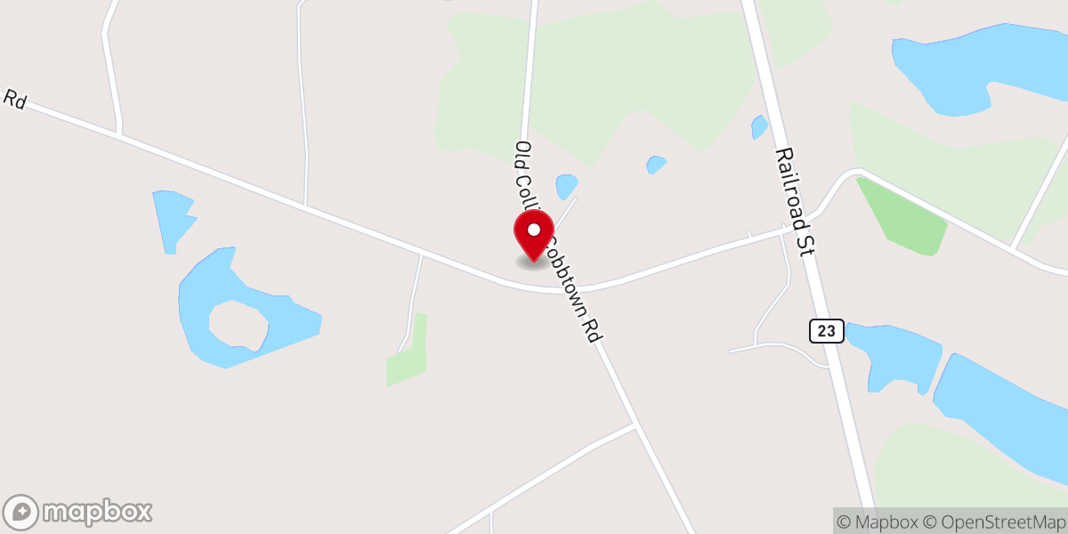 Map showing location of Bethaven Church
