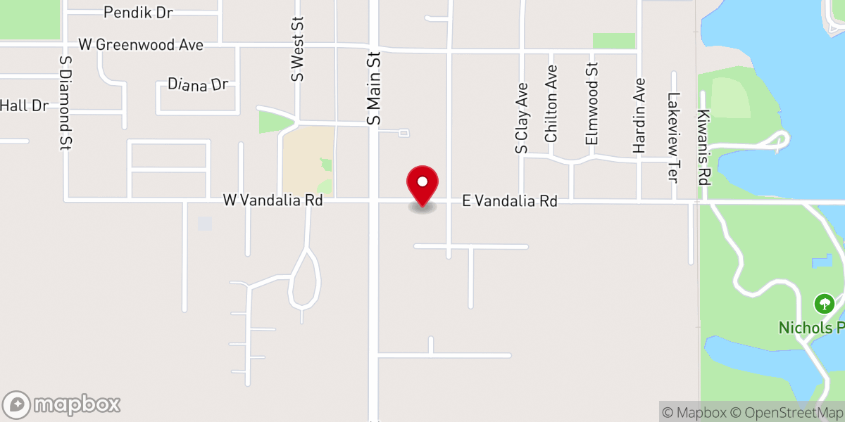 Map showing location of City Church