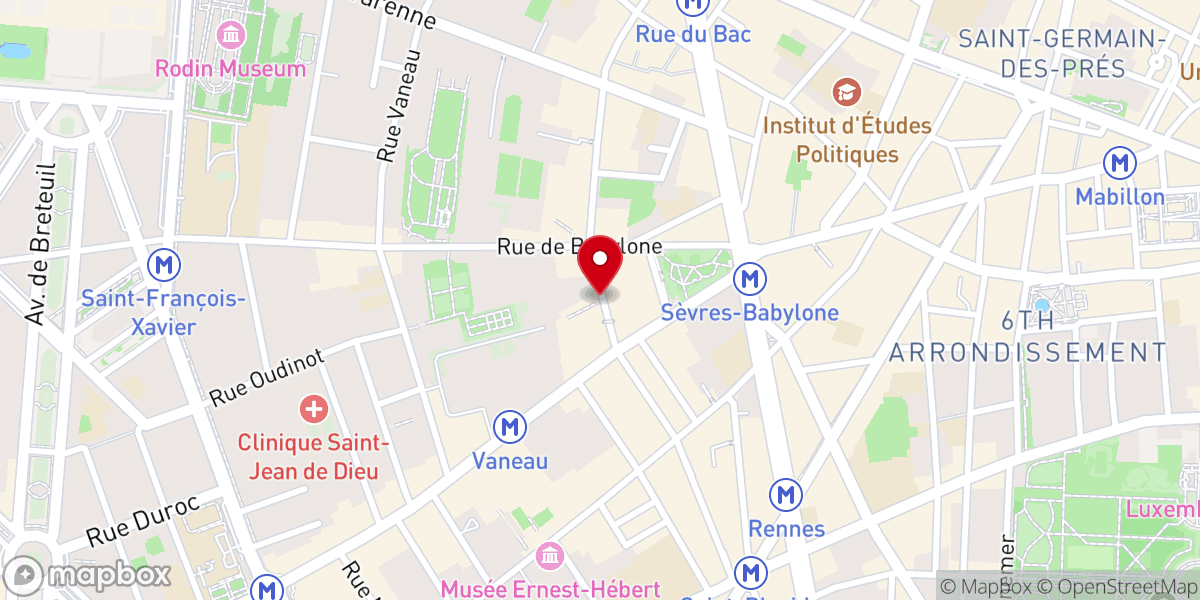 Map showing location of Chapelle Notre-Dame-de-la-Médaille-Miraculeuse