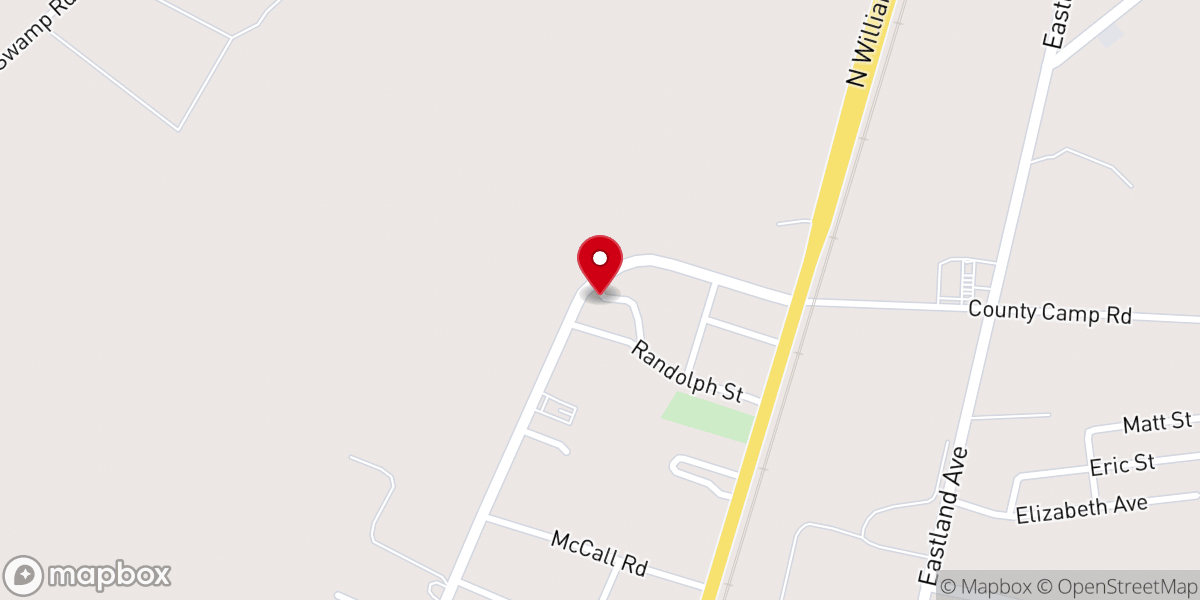 Map showing location of House of God Church
