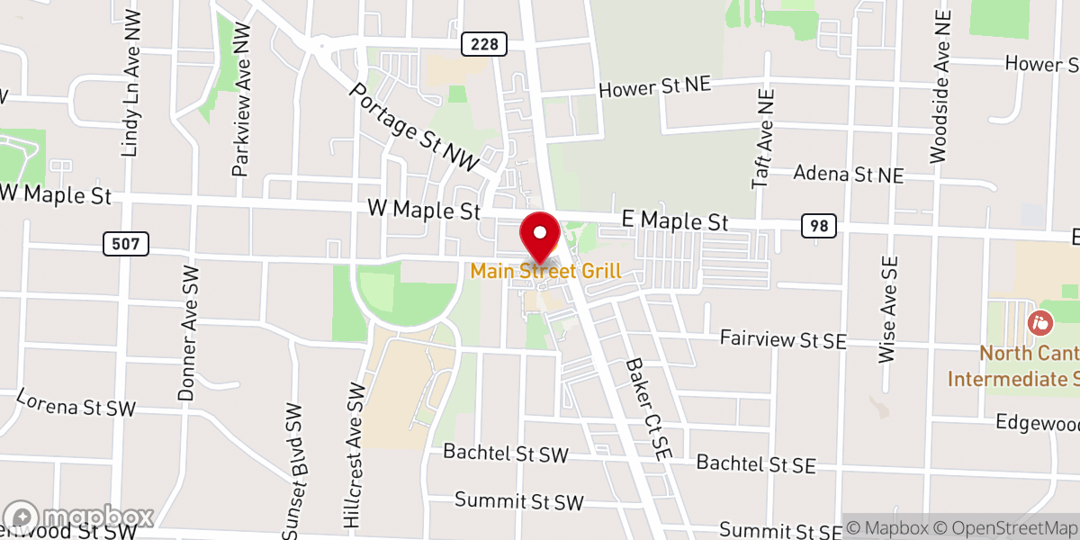 Map showing location of St Paul's Catholic Church