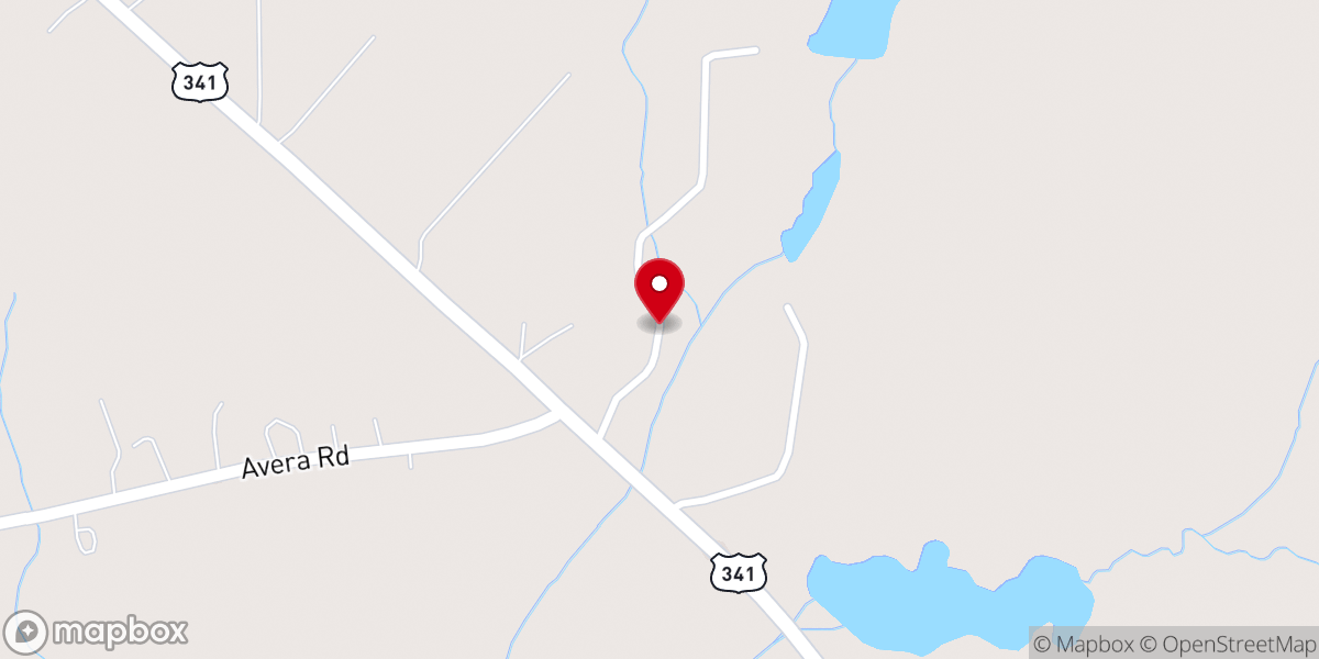 Map showing location of Camp Eunice