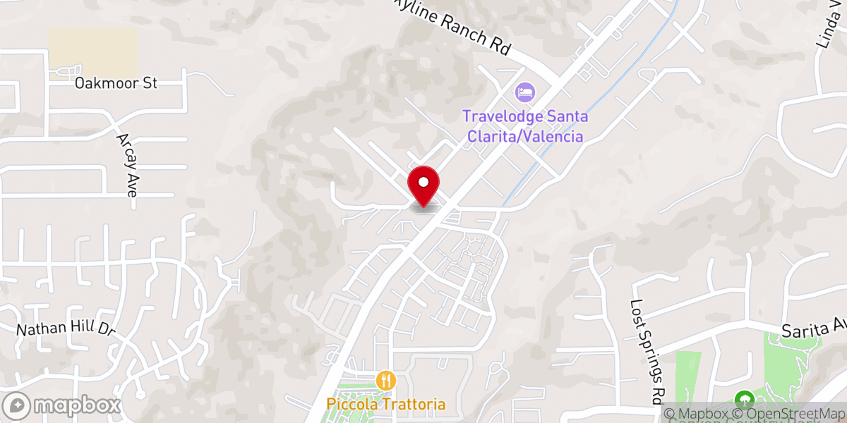 Map showing location of Al Umma Center of Santa Clarita