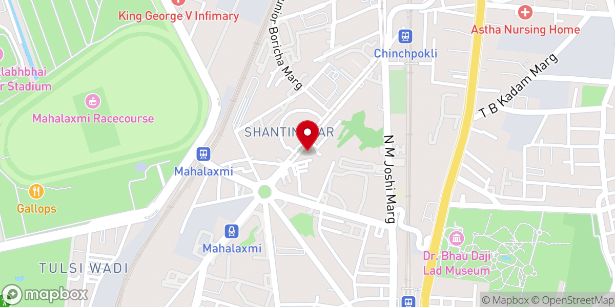 Map showing location of St. Ignatius Church