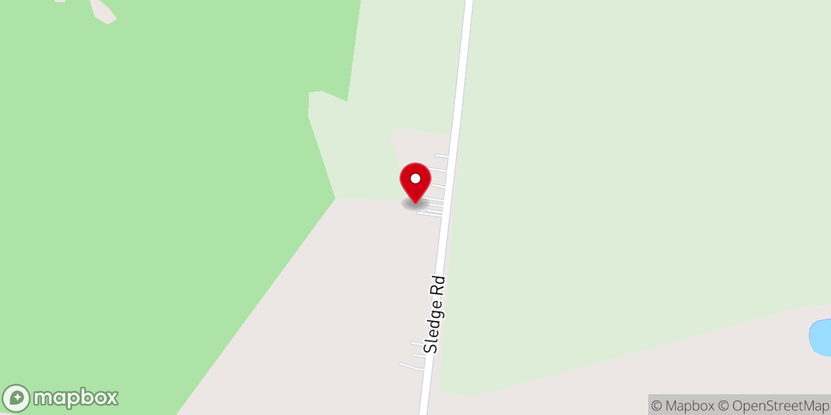 Map showing location of Harris Chapel Church of God In Christ