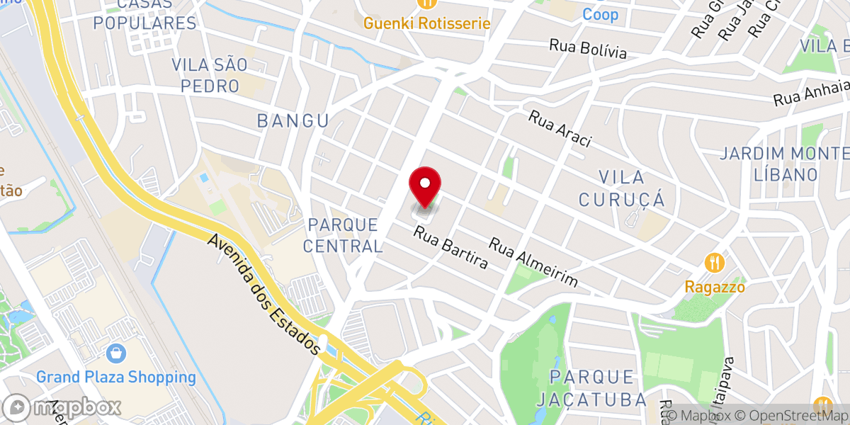 Map showing location of Igreja Nossa Senhora de Fátima Santo Andre