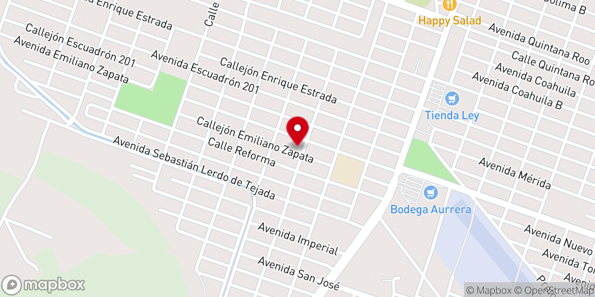 Map showing location of Rectoría de Sagrado Corazón de Jesús