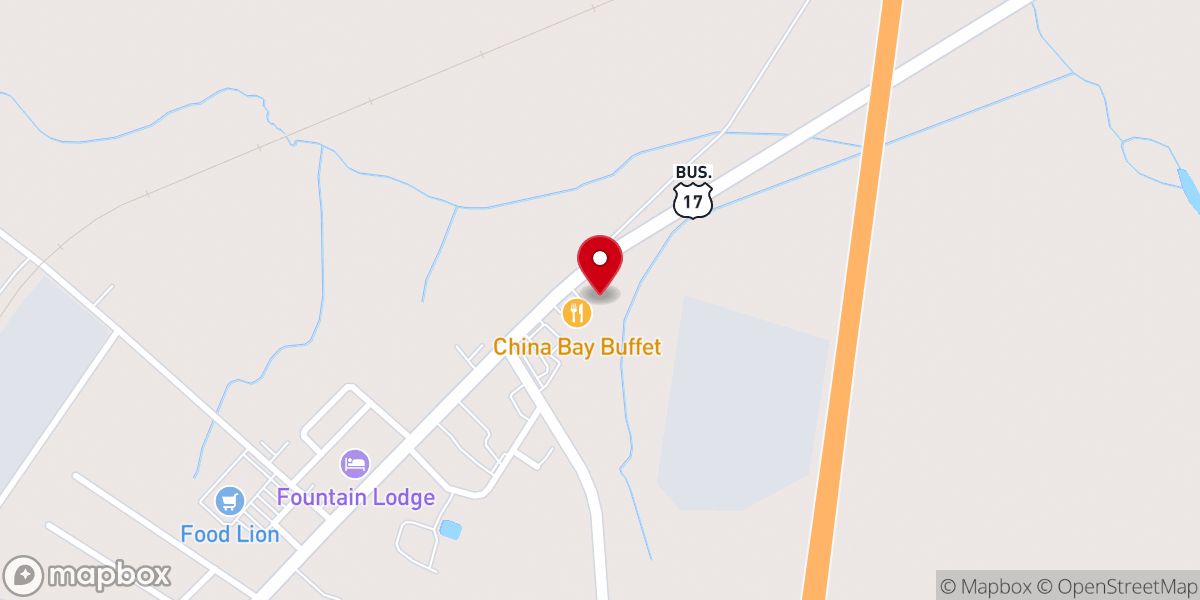Map showing location of Harbor Church
