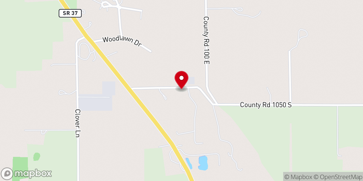 Map showing location of Pleasant View Church of Christ