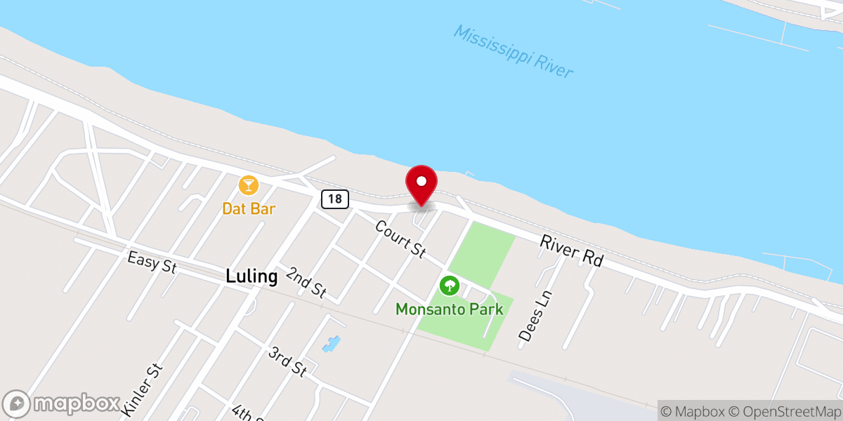 Map showing location of United Way-St Charles