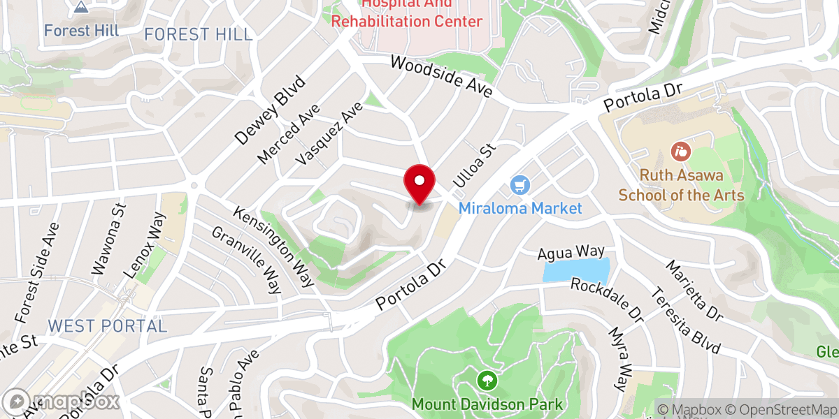 Map showing location of St Brendan's Church
