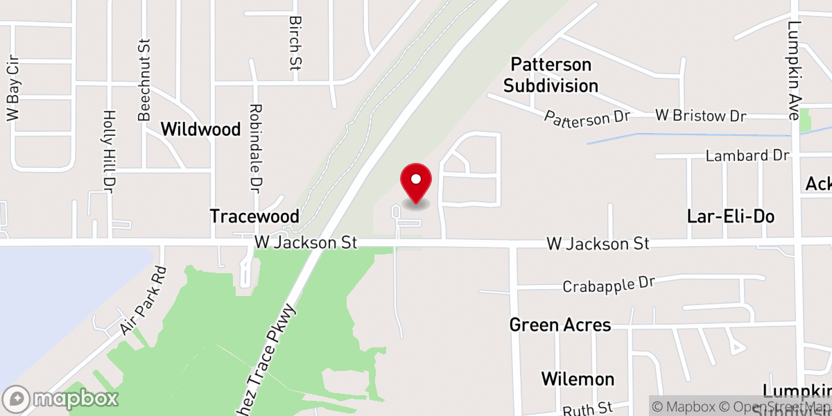 Map showing location of King'sGate Worship Center