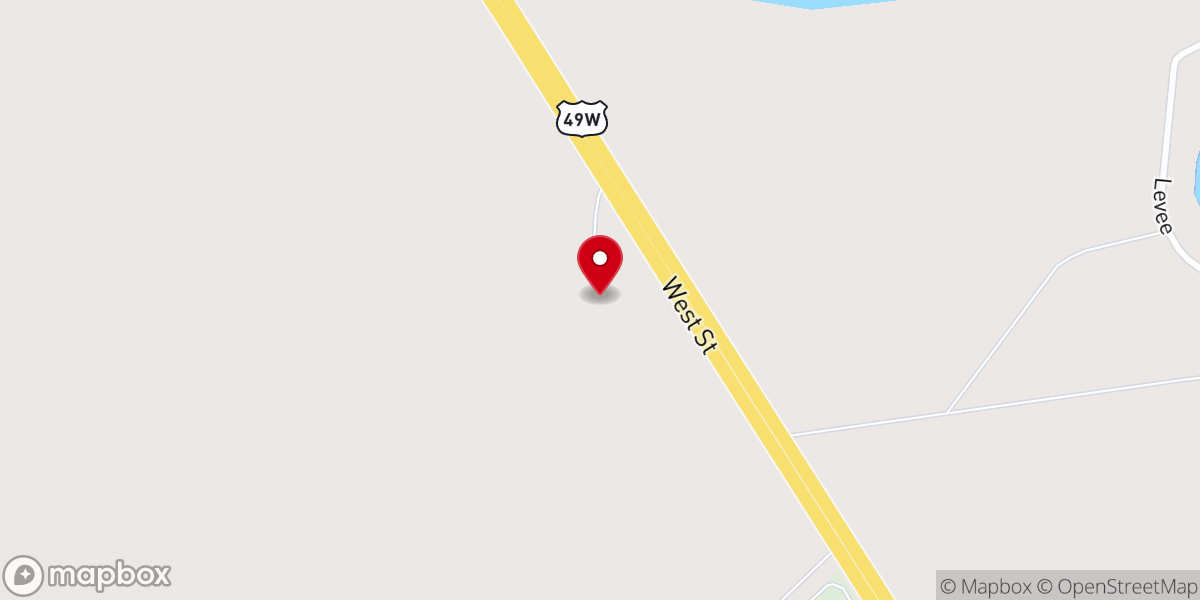 Map showing location of Green Grove Church